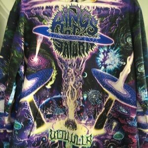 Rings of Saturn Polyester Hoodie